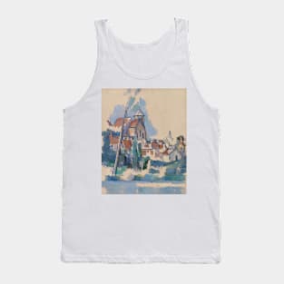 Church at Montigny-sur-Loing by Paul Cezanne Tank Top